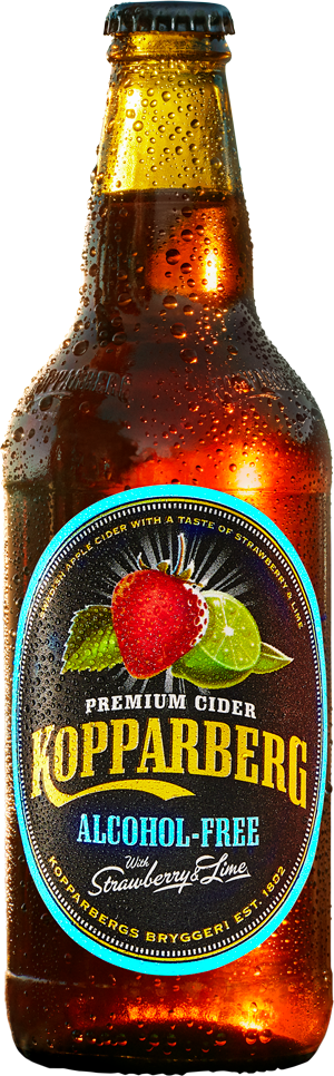 KOPPARBERG STRAWBERRY &amp; LIME ALCOHOL-FREE CIDER