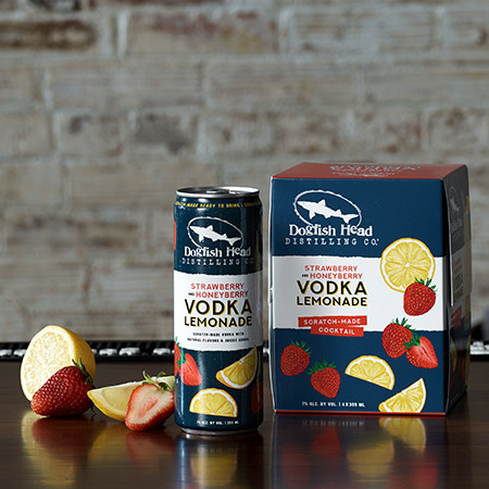 DOGFISH HEAD STRAWBERRY &#38; HONEYBERRY VODKA LEMONADE