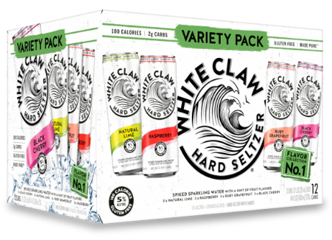 WHITE CLAW VARIETY PACK FLAVOR COLLECTION NO. 1