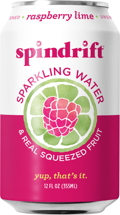 SPINDRIFT RASPBERRY LIME