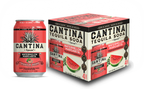 CANTINA TEQUILA SODA WATERMELON MARGARITA