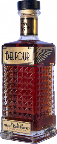 BELFOUR SMALL BATCH STRAIGHT BOURBON WHISKEY