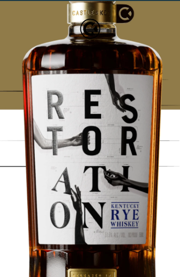 CASTLE &#38; KEY RESTORATION RYE WHISKEY