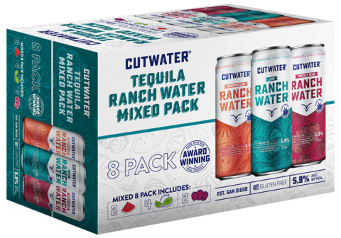 CUTWATER RANCH WATER MIXED PACK