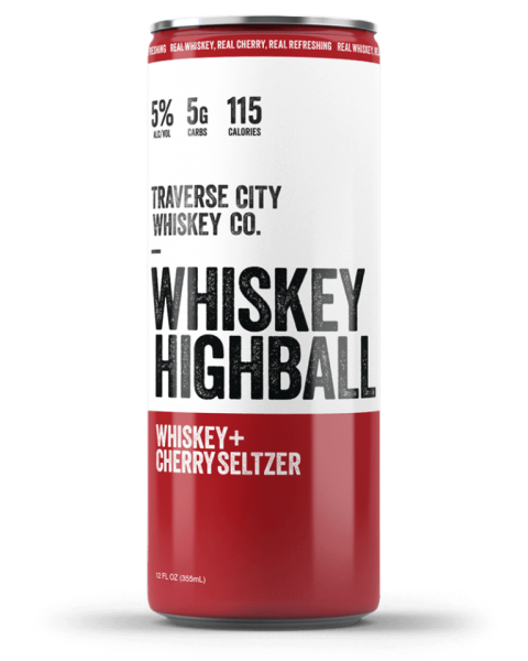 TRAVERSE CITY WHISKEY CO. CHERRY WHISKEY HIGHBALL