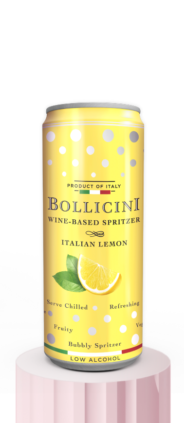 BOLLICINI ITALIAN LEMON WINE SPRITZER