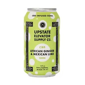 UPSTATE ELEVATOR SUPPLY CO. CBD AFRICAN GINGER &#38; MEXICAN LIME SODA