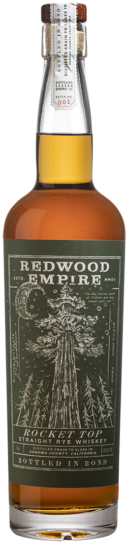 REDWOOD EMPIRE ROCKET TOP STRAIGHT RYE WHISKEY