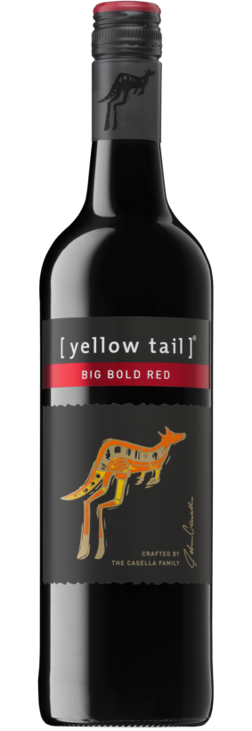 YELLOW TAIL BIG BOLD RED