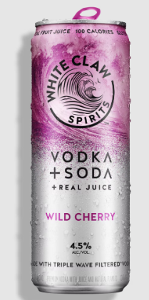 WHITE CLAW VODKA &#38; SODA WILD CHERRY