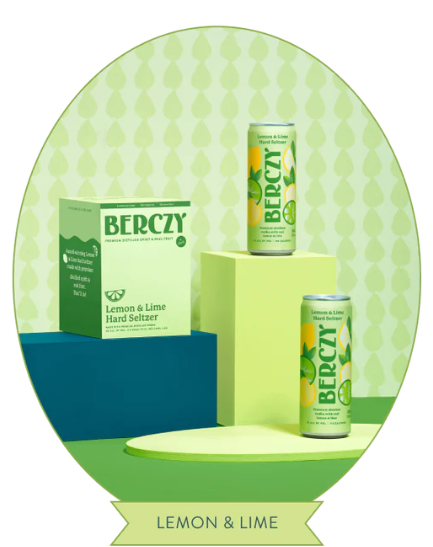 BERCZY HARD SELTZER LEMON &#38; LIME