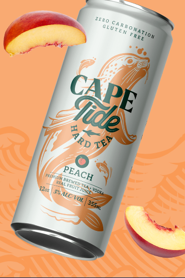 CAPE TIDE HARD TEA PEACH