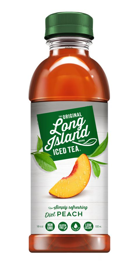 THE ORIGINAL LONG ISLAND BRAND ICED TEA DIET PEACH