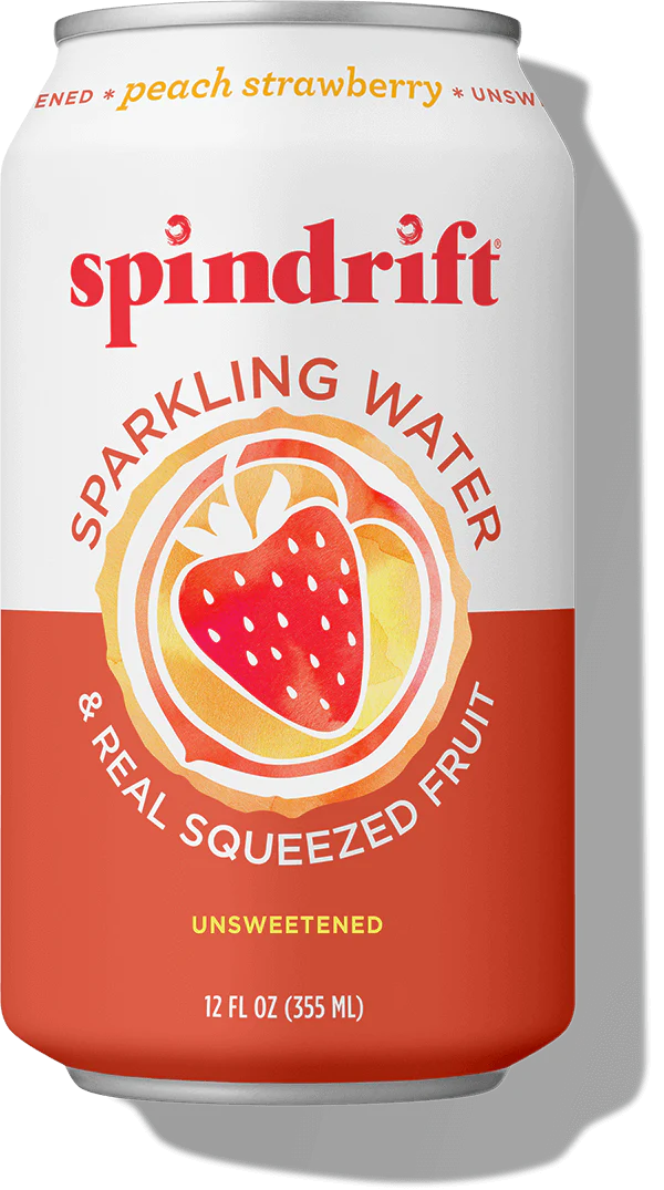 SPINDRIFT PEACH STRAWBERRY