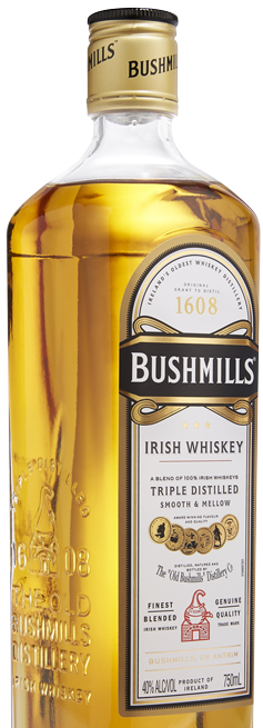 BUSHMILLS IRISH WHISKEY