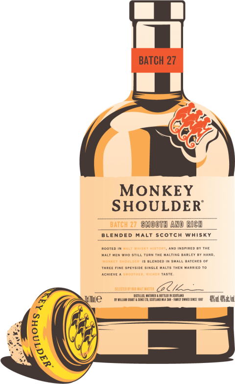 MONKEY SHOULDER BLENDED MALT SCOTCH WHISKY