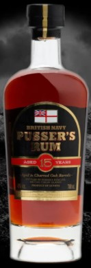 BRITISH NAVY PUSSER'S RUM AGED 15 YEARS