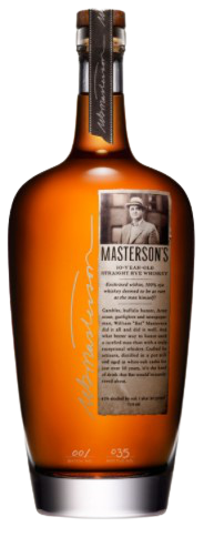 MASTERSON&#39;S 10YR STRAIGHT RYE WHISKEY