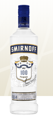 SMIRNOFF 100 PROOF VODKA