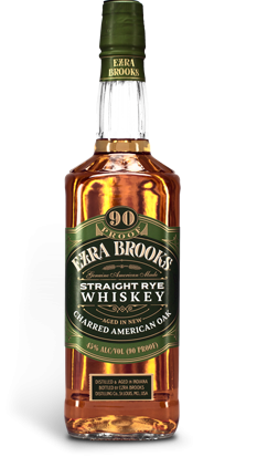 EZRA BROOKS STRAIGHT RYE WHISKEY 90 PROOF