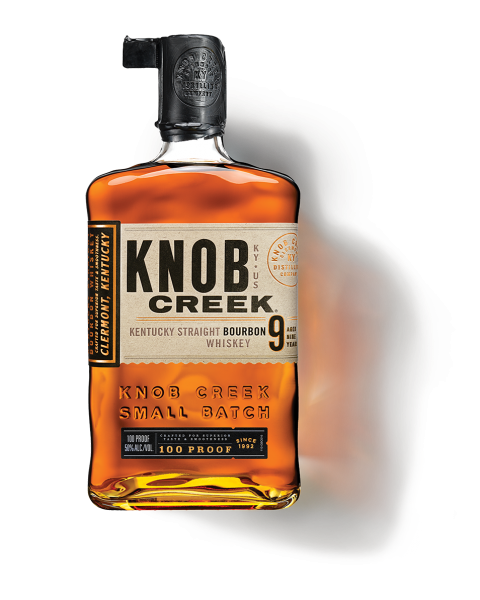 KNOB CREEK 9 YEAR BOURBON WHISKEY