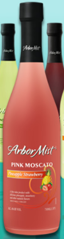 ARBOR MIST PINEAPPLE STRAWBERRY PINK MOSCATO