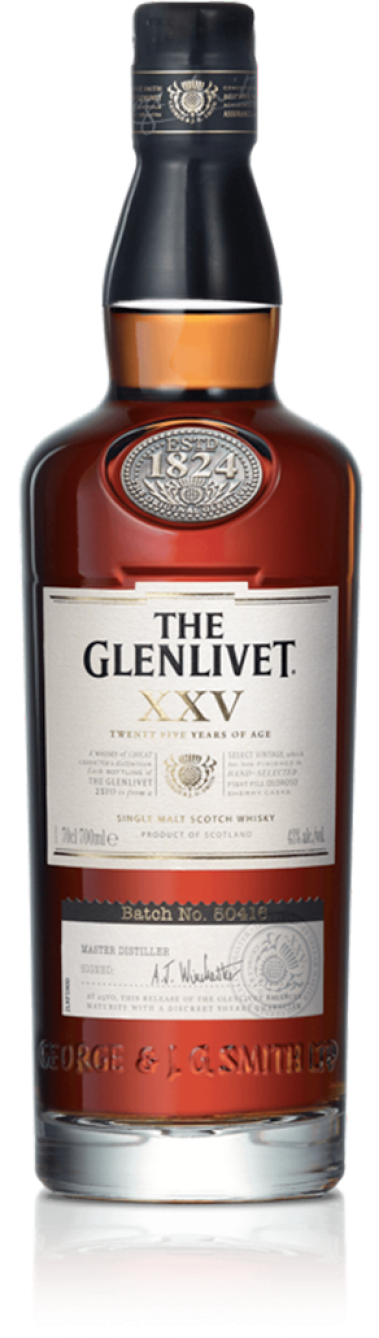 GLENLIVET 25 YEAR OLD