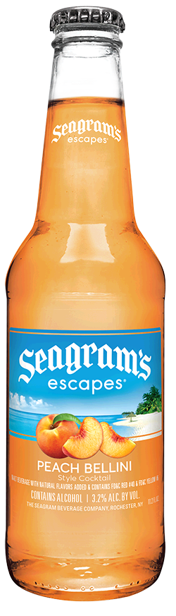 SEAGRAM&#39;S ESCAPES PEACH BELLINI