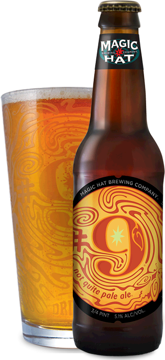 MAGIC HAT #9 NOT QUITE PALE ALE