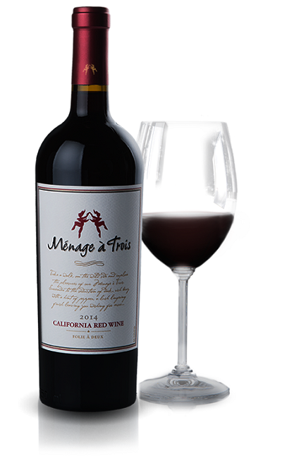 MENAGE A TROIS CALIFORNIA RED WINE