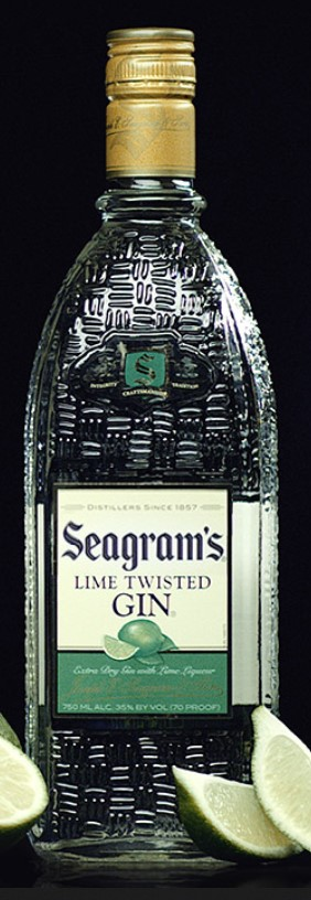 SEAGRAM&#39;S LIME TWISTED GIN