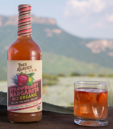 TRES AGAVES ORGANIC STRAWBERRY MARGARITA MIX