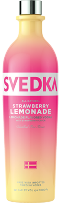 SVEDKA STRAWBERRY LEMONADE
