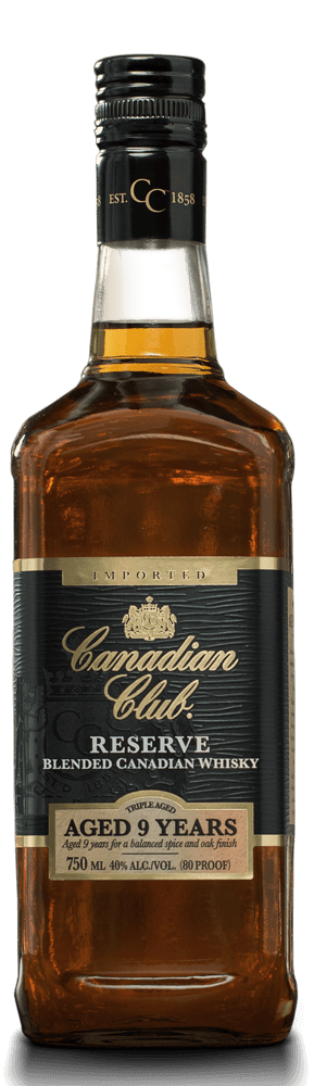 CANADIAN CLUB RESERVE AGED 9 YEARS