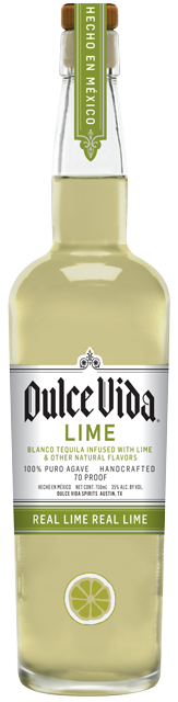 DULCE VIDA REAL LIME TEQUILA 70 PROOF