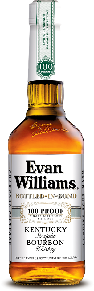 EVAN WILLIAMS BOTTLED-IN-BOND 100 PROOF