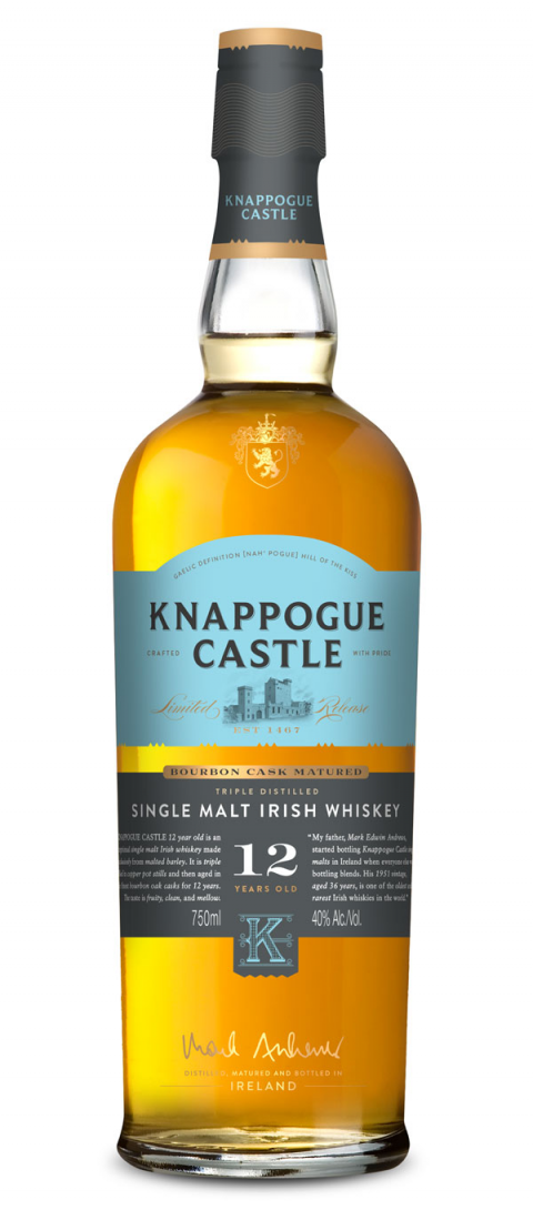 KNAPPOGUE CASTLE 12 YEARS OLD BOURBON CASK MATURED