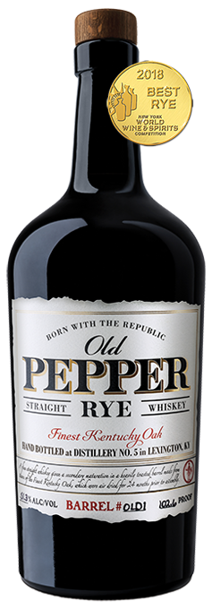 JAMES E. PEPPER OLD PEPPER STRAIGHT RYE WHISKEY