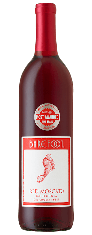 BAREFOOT RED MOSCATO