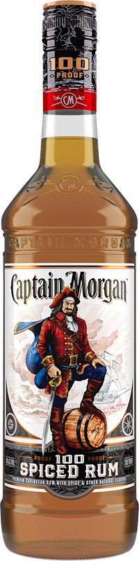 CAPTAIN MORGAN 100 PROOF SPICED RUM