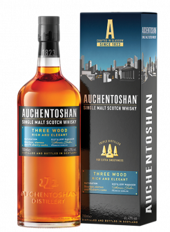 AUCHENTOSHAN THREE WOOD SINGLE MALT SCOTCH WHISKY