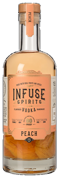 INFUSE SPIRITS PEACH FLAVORED VODKA