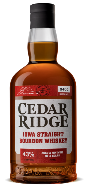 CEDAR RIDGE IOWA BOURBON WHISKEY