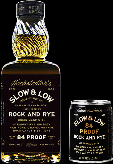 HOCHSTADTER&#39;S SLOW &#38; LOW 84 PROOF ROCK &#38; RYE