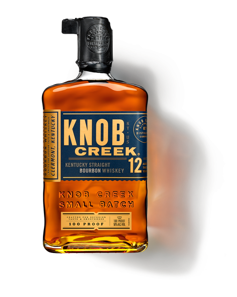 KNOB CREEK 12 YEAR BOURBON WHISKEY