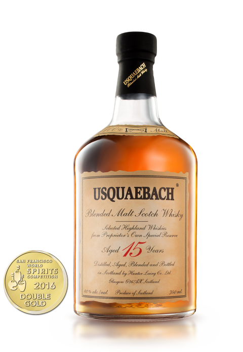 USQUAEBACH 15 YEAR PREMIUM BLENDED MALT SCOTCH WHISKY