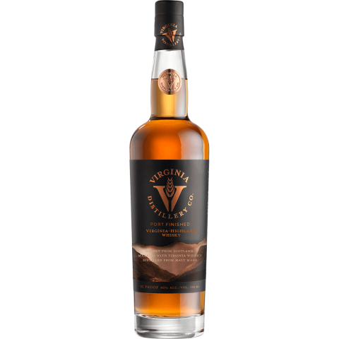 VIRGINIA DISTILLERY CO. PORT CASK FINISHED VIRGINIA-HIGHLAND WHISKY