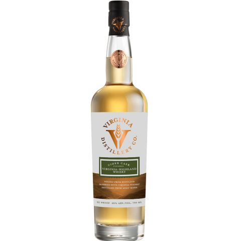 VIRGINIA DISTILLERY CO. CIDER CASK FINISHED VIRGINIA-HIGHLAND WHISKY