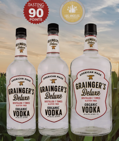 GRAINGER'S DELUXE ORGANIC VODKA