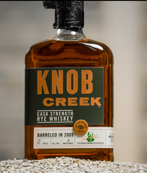KNOB CREEK CASK STRENGTH RYE WHISKEY